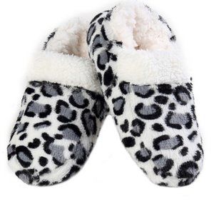 Women Indoor Animal Print Loafer Style Slipper
